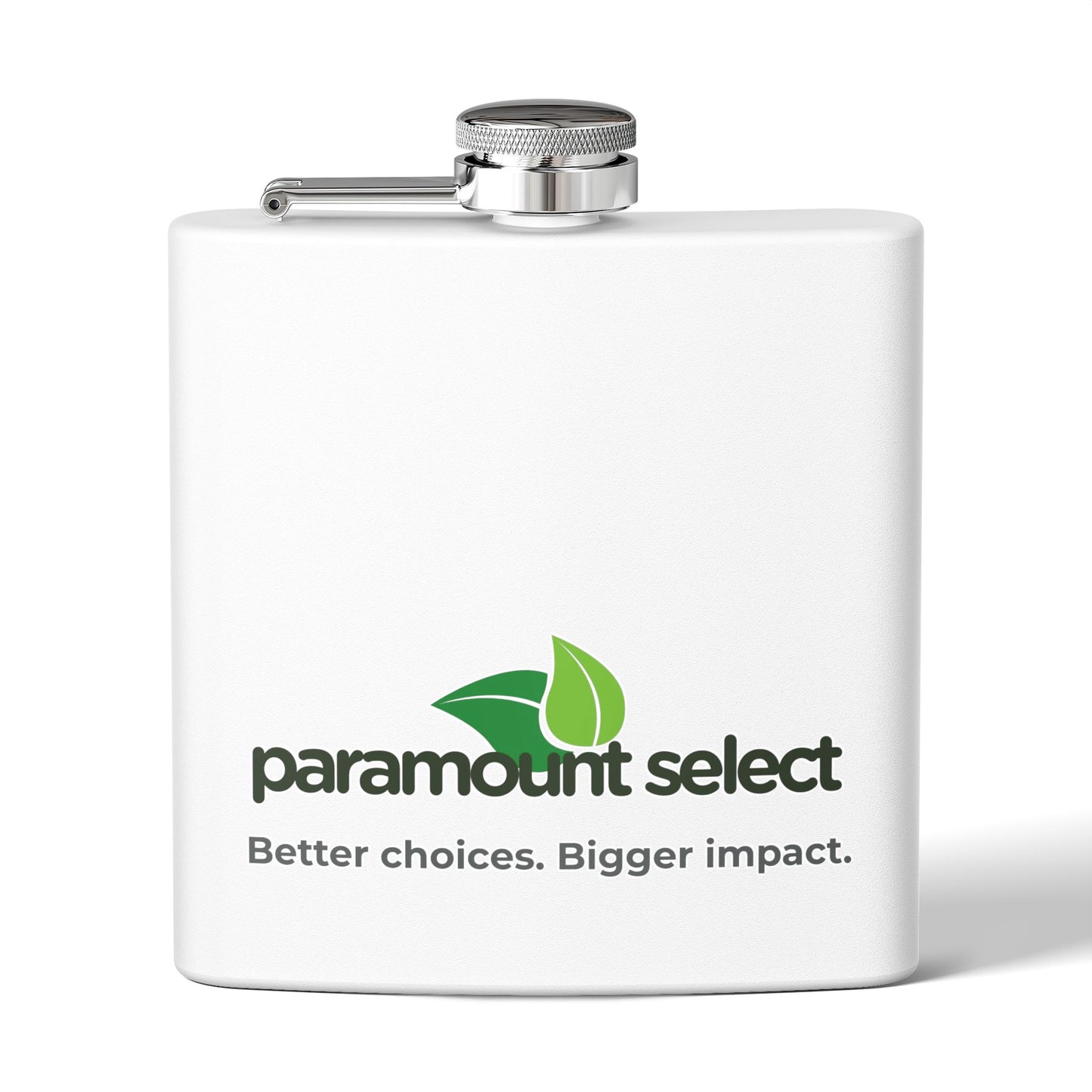 Paramount Select Flask – 6oz Stainless Steel, Refillable, Compact
