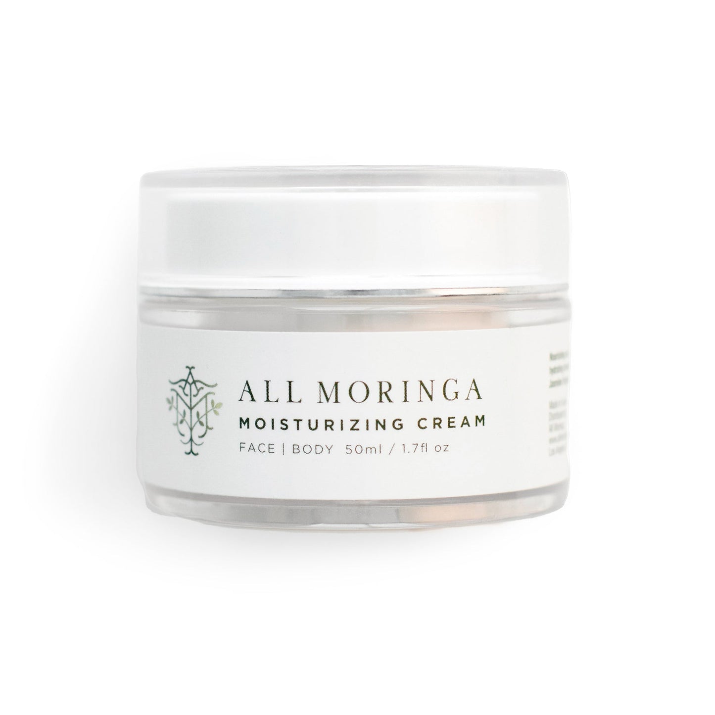 All Natural Moringa Face Cream – Lightweight Moisturizer for Sensitive Skin – Hydrating & Nourishing Formula-0