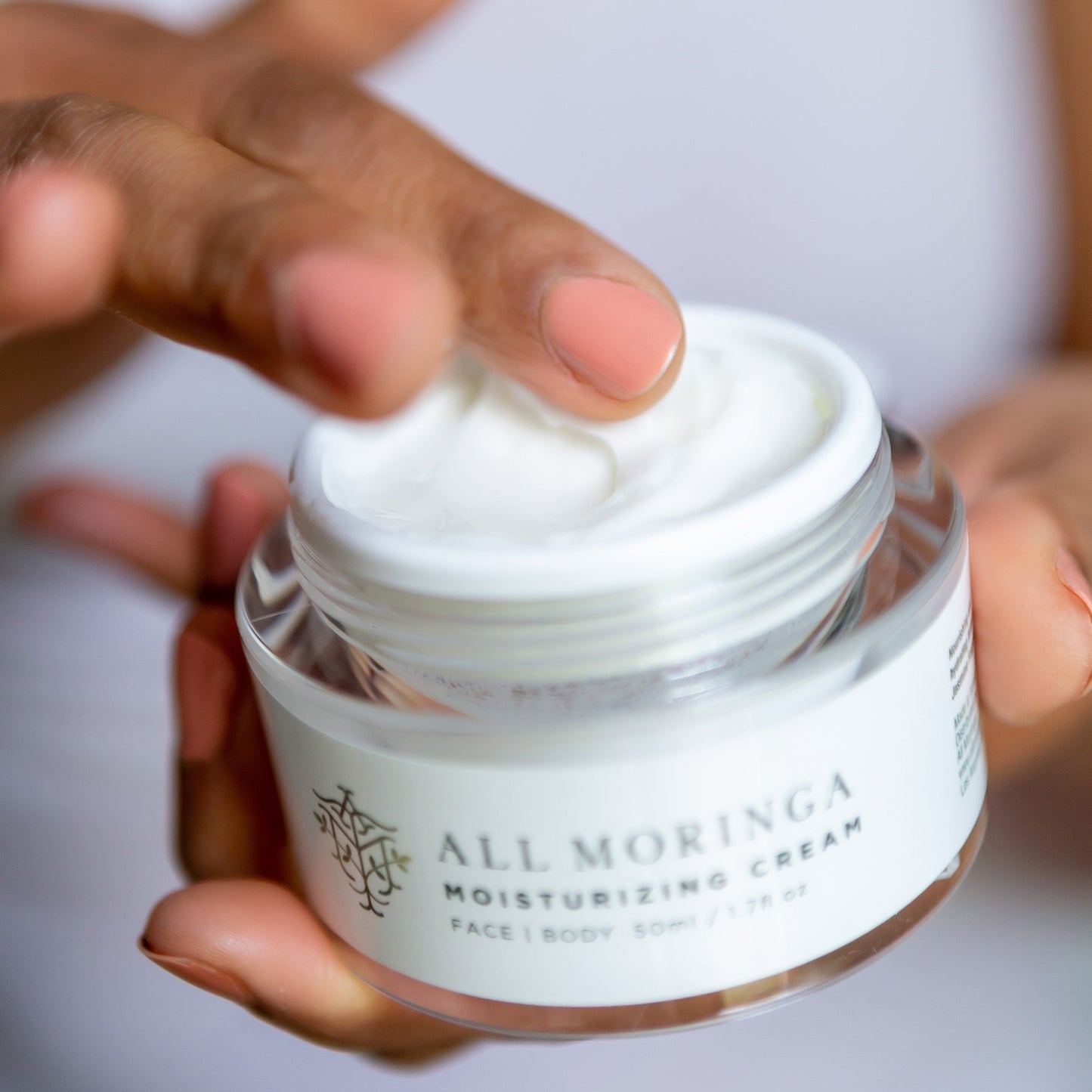 All Natural Moringa Face Cream – Lightweight Moisturizer for Sensitive Skin – Hydrating & Nourishing Formula-3