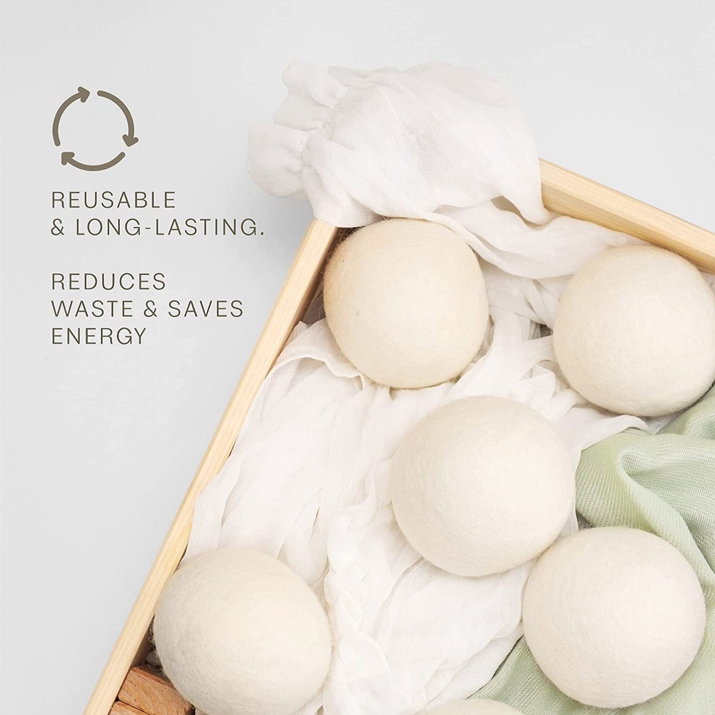 100% Pure New Zealand Wool Dryer Balls-3
