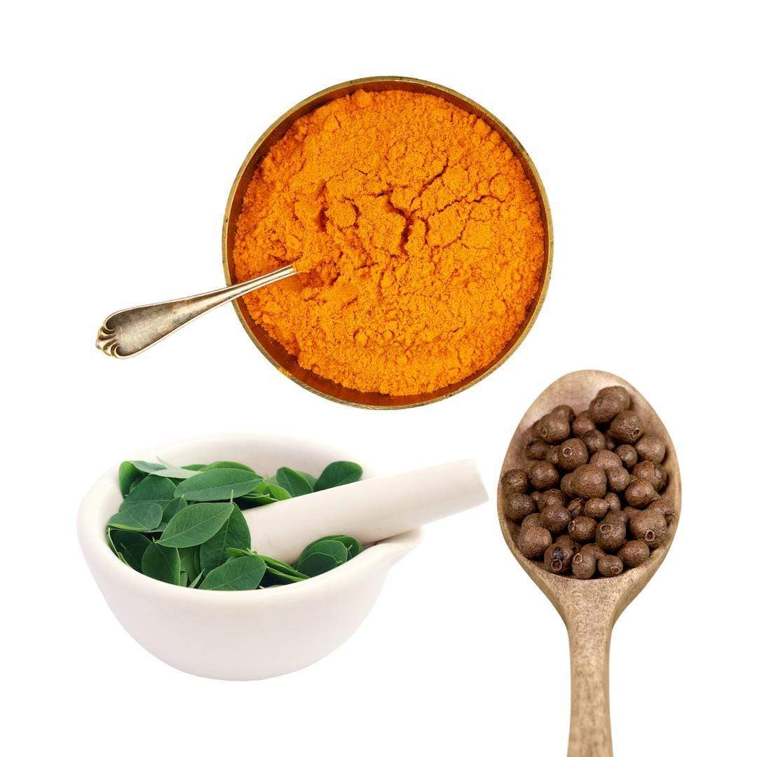 Premium Organic Turmeric Curcumin, Moringa Isothiocyanates & Black Pepper Piperine Extract In Vegan Capsules 95% Curcuminoids (Month Supply)-3