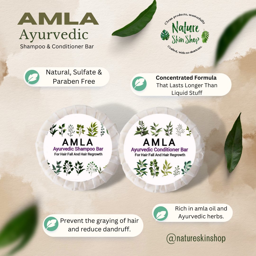 Amla, Ayurvedic Shampoo & Conditioner Set-1