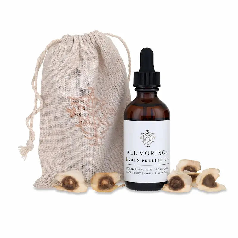 Pure 100% All Natural Organic Moringa Oleifera Cold Press Seed Oil