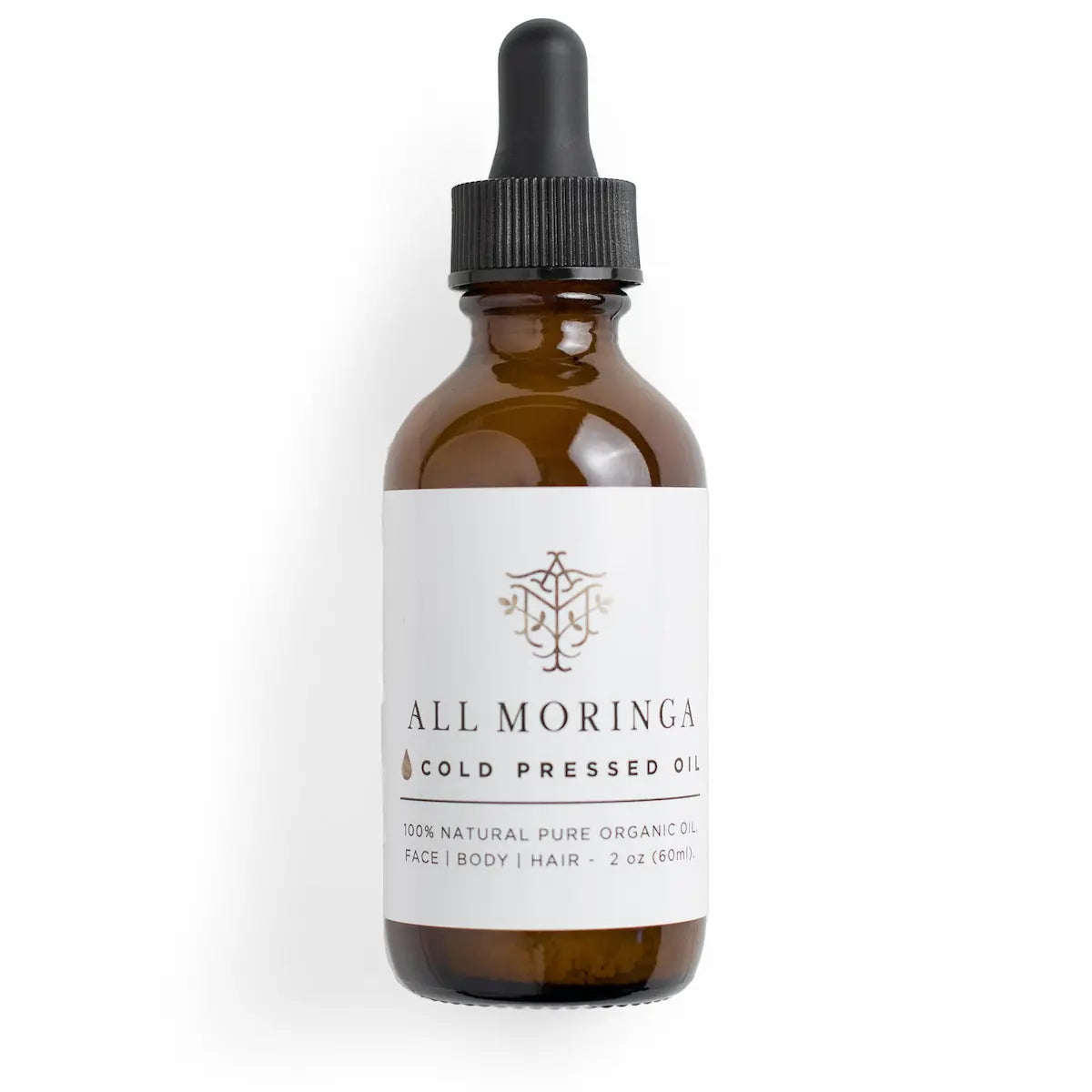 Pure 100% All Natural Organic Moringa Oleifera Cold Press Seed Oil