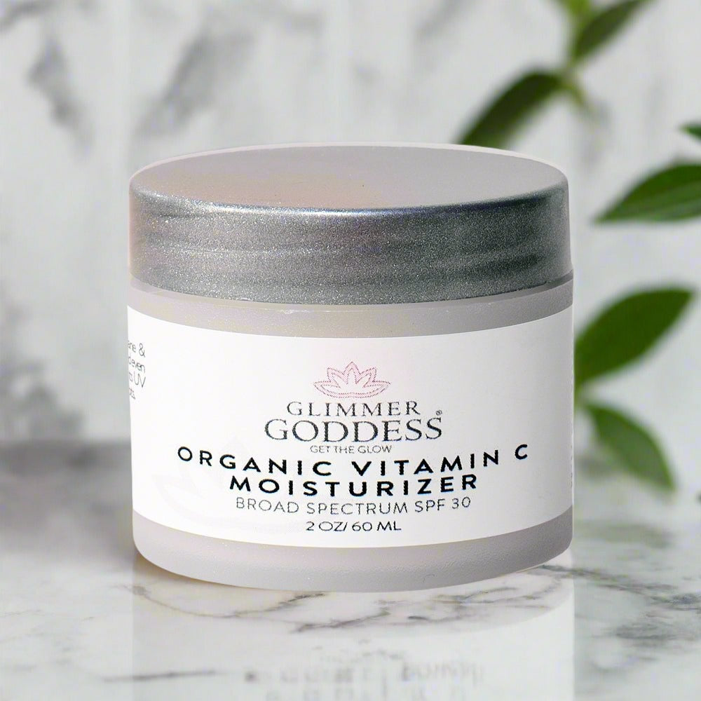 Organic Vitamin C Face Cream Reef-Safe SPF 30 - Brightens and Tightens Skin-2