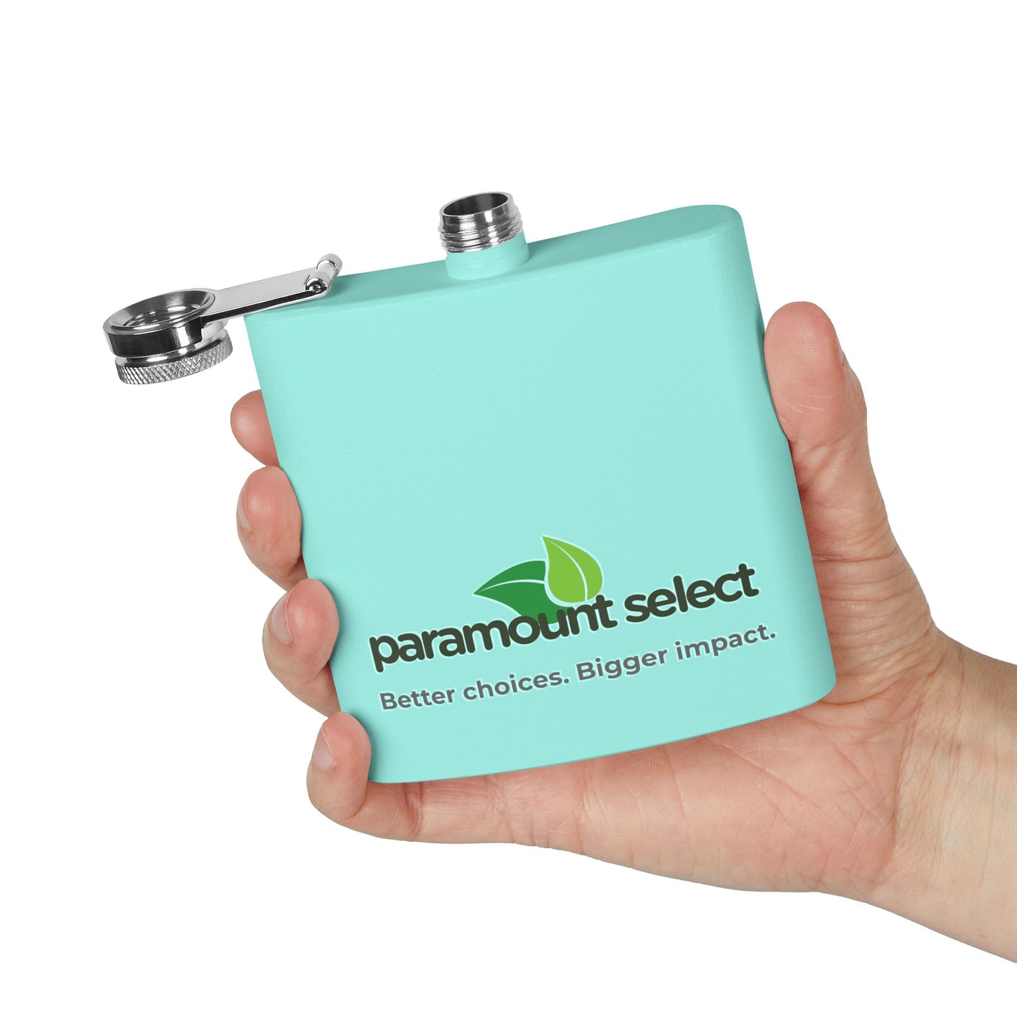 Paramount Select Flask – 6oz Stainless Steel, Refillable, Compact