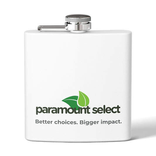 Paramount Select Flask – 6oz Stainless Steel, Refillable, Compact