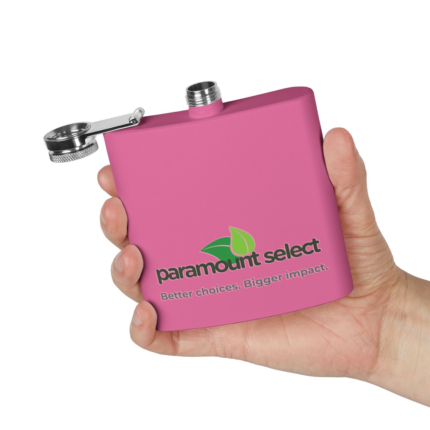 Paramount Select Flask – 6oz Stainless Steel, Refillable, Compact