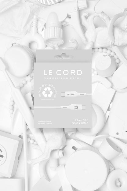USB Type C Cable -  Made of Recycled Plastics