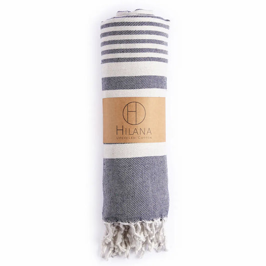 Fethiye Striped Blanket Throw