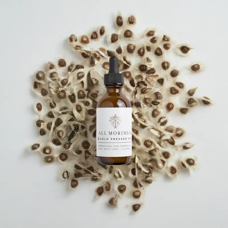 Pure 100% All Natural Organic Moringa Oleifera Cold Press Seed Oil