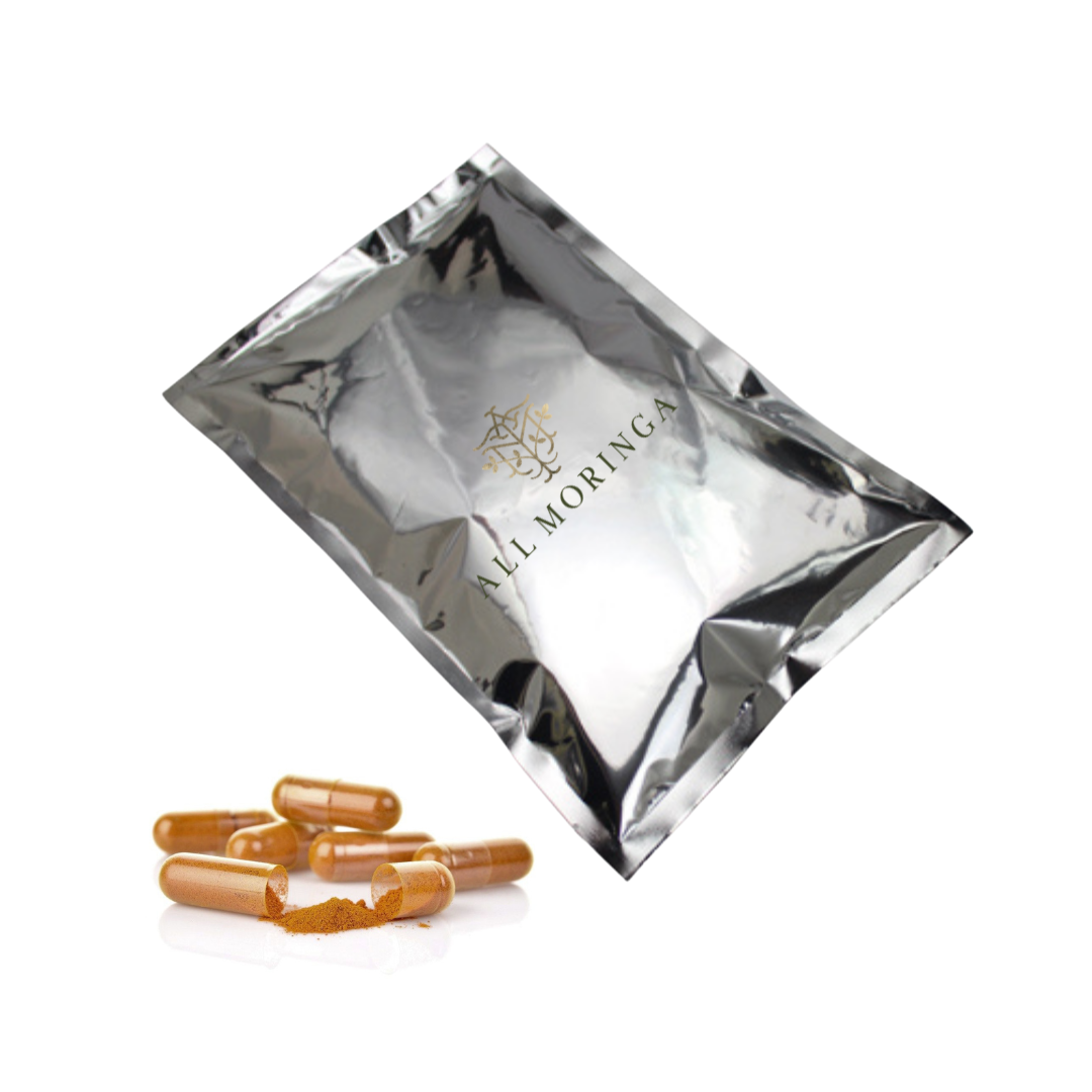 Premium Organic Turmeric Curcumin, Moringa Isothiocyanates & Black Pepper Piperine Extract In Vegan Capsules 95% Curcuminoids (Month Supply)-2