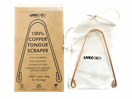 Pure Copper Tongue Scraper (anti-microbial)